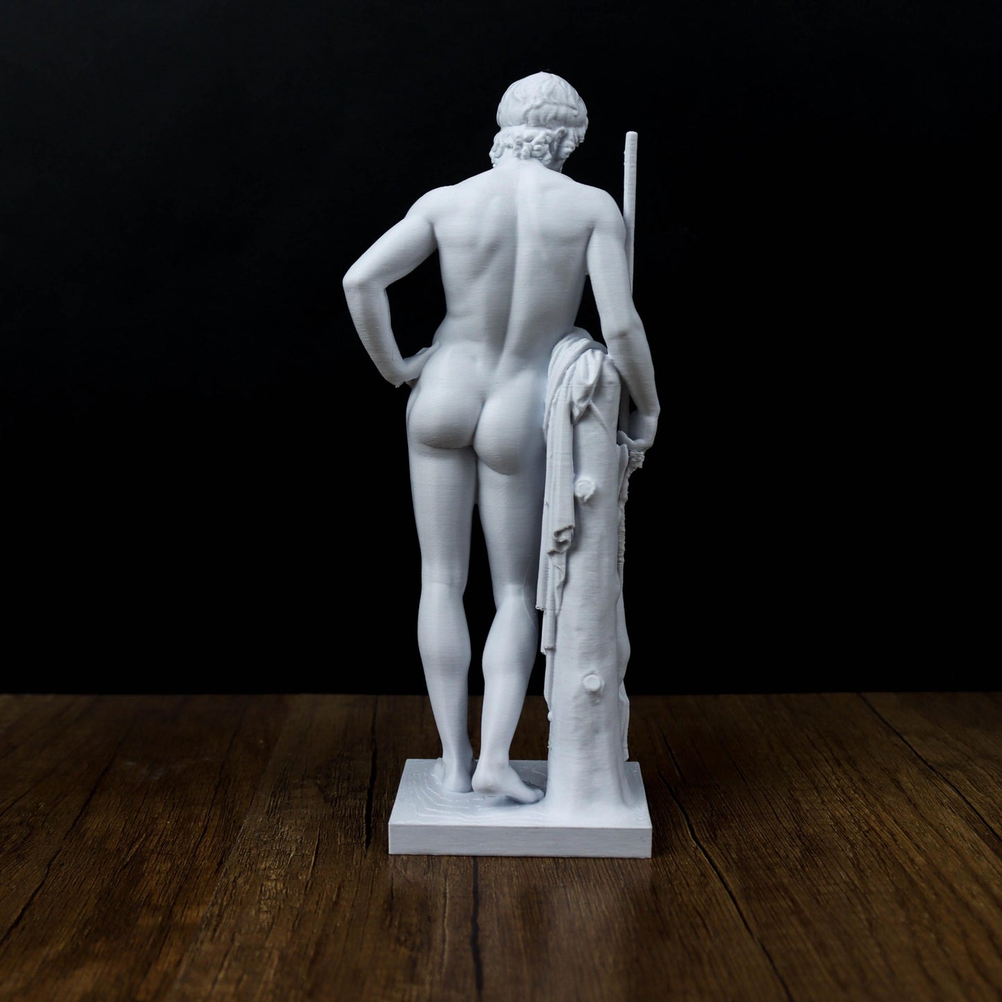 Adonis statue, Greek mythology sculpture, classical decor
