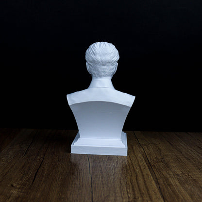 Aldous Huxley Bust, English Writer and Philosophe Statue, Brave New World Author Sculpture