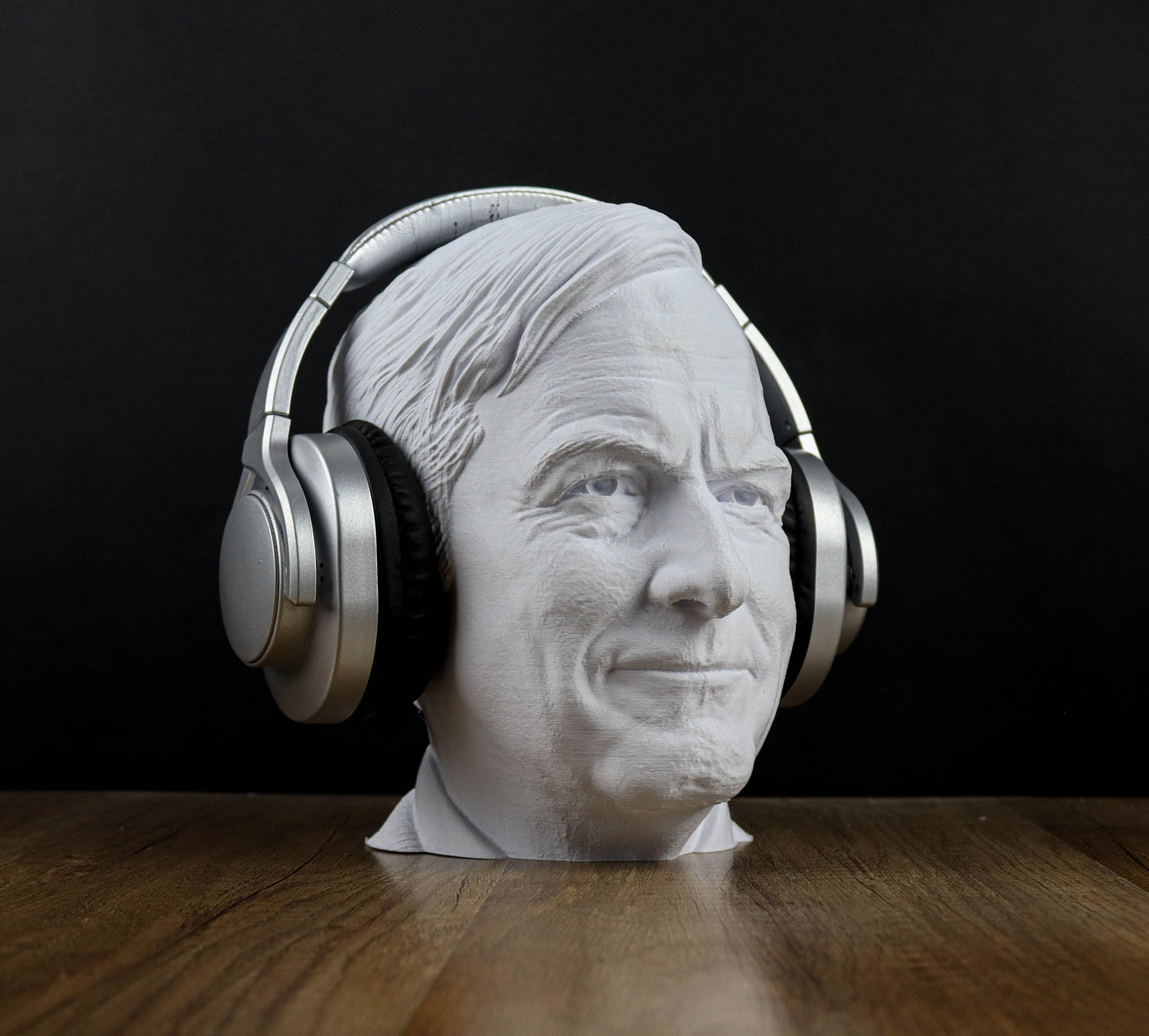 Saul Goodman Headphone Holder, Bob Odenkirk Headset Stand, Bust, Sculpture, Decoration