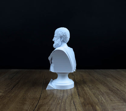 Aristotle Bust, Greek philosopher Statue, Greek Mythology Inspired Sculpture