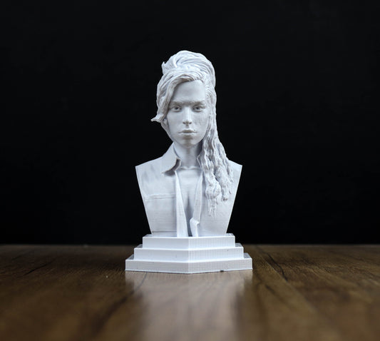 Amy Winehouse Bust Statue, Sculpture Decoration, Gift for Music Lover