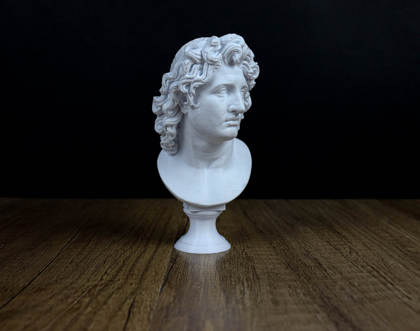Alexander the Great Statue, Bust, Alexander III of Macedon Head Portrait