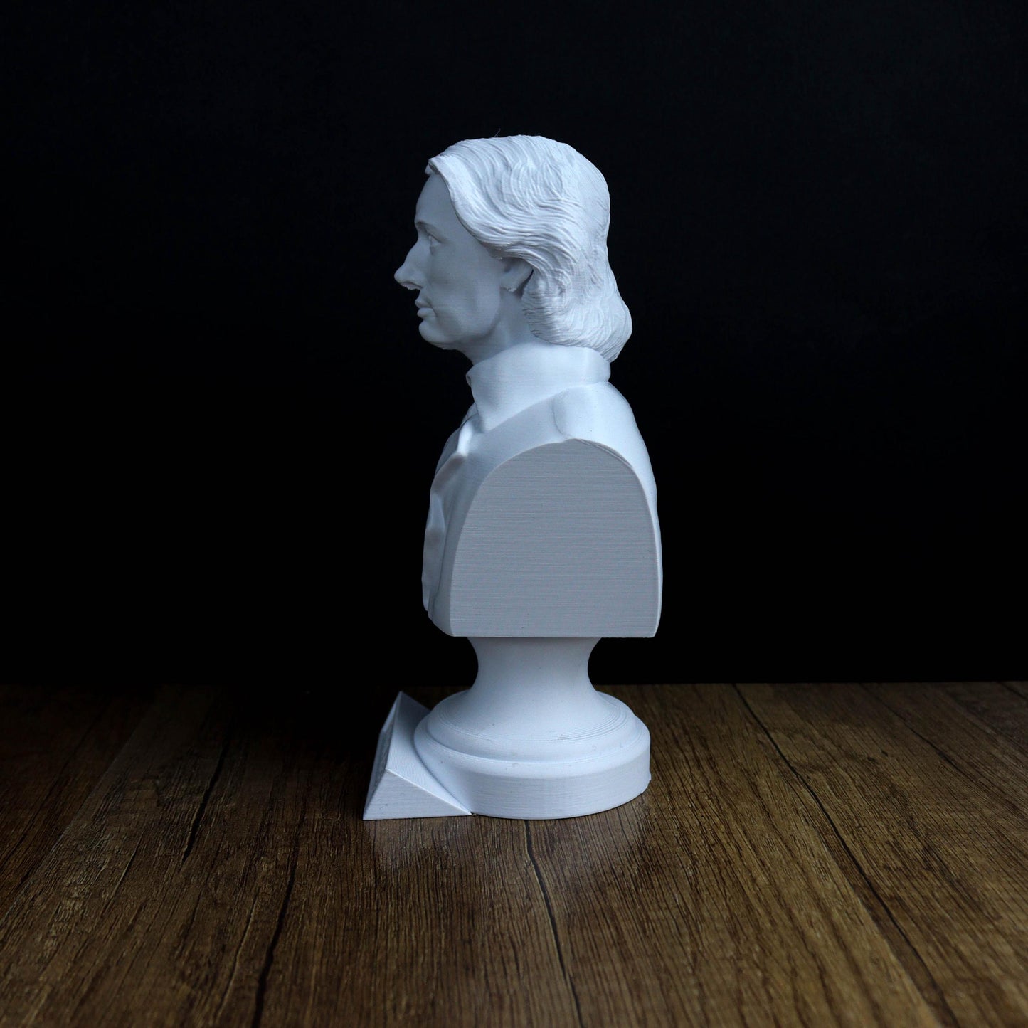 John Keats Bust, Romantic Poet Sculpture, Literary Bookshelf Decor, Gift for Poetry Lovers