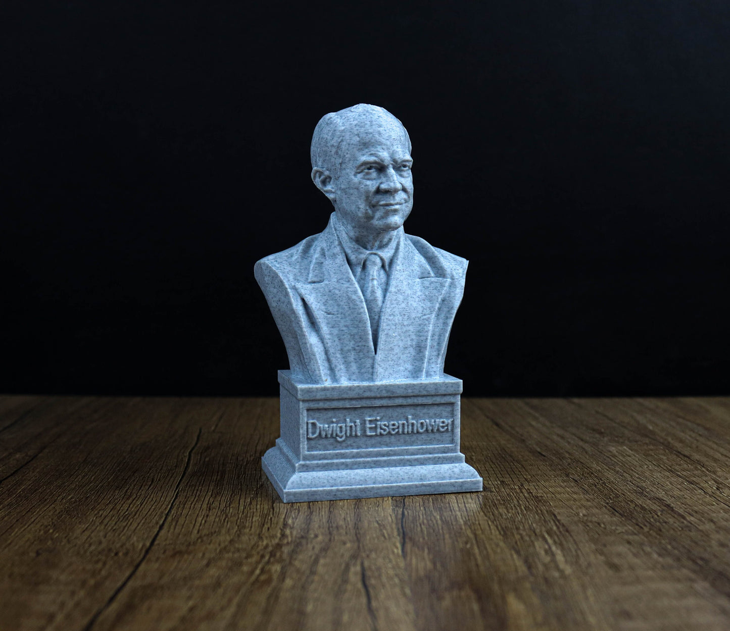 Dwight D. Eisenhower Bust, 34th US President Sculpture