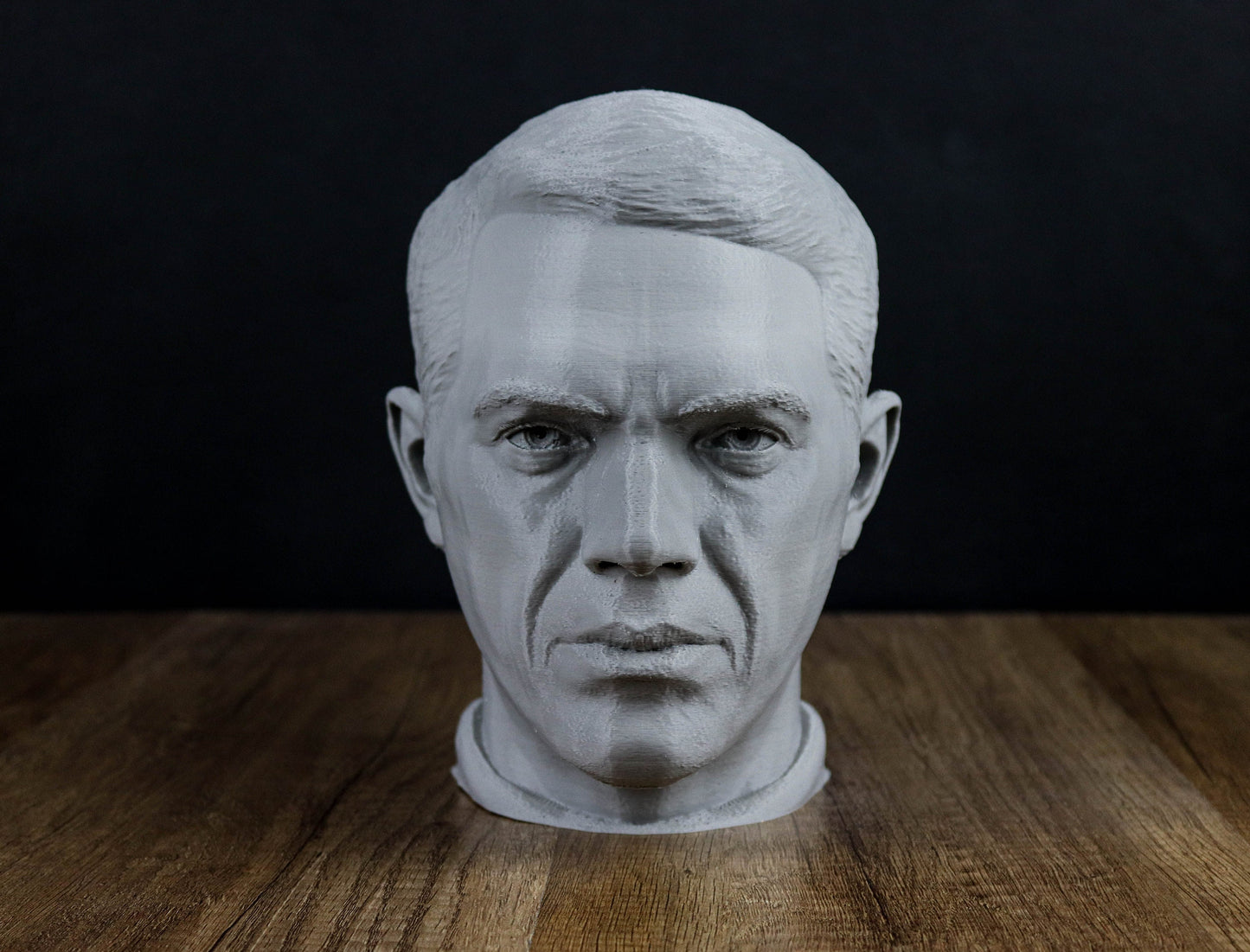 Steve McQueen Headphone Holder Bust, Headset Stand Figure, Room Decoration