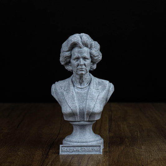 Margaret Thatcher Bust, Former Prime Minister of the United Kingdom Sculpture, The Iron Lady Statue