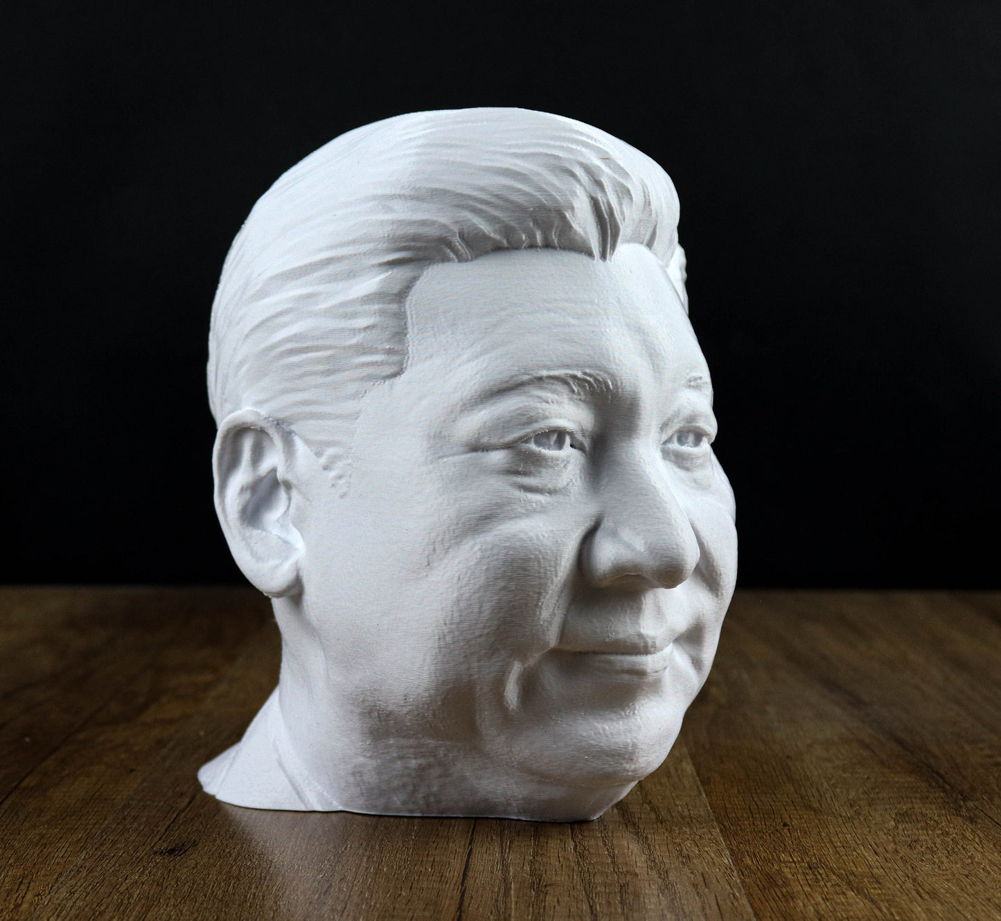 Xi Jinping Bust, China's President Sculpture, Headphone Desktop Decoration