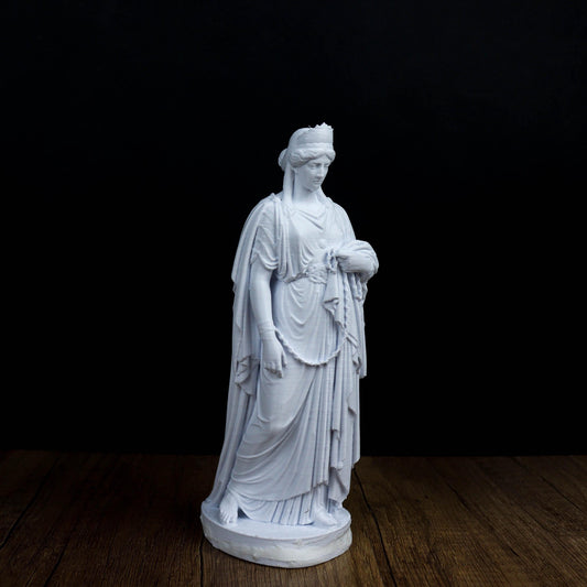 Queen Zenobia 3D Printed Statue, Queen of Palmyra Bookshelf and Home Decor