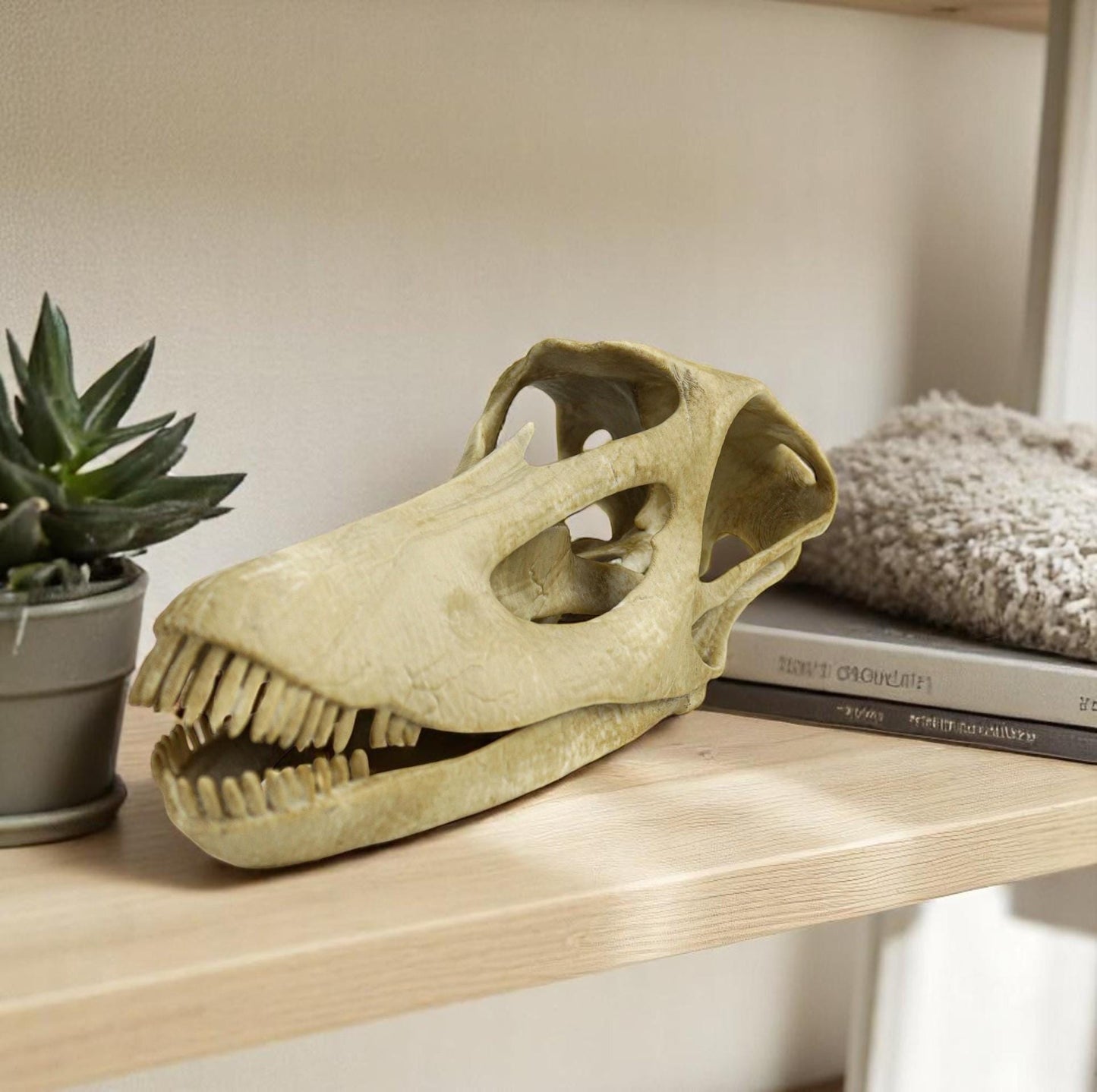 Diplodocus skull, Diplodocus Handpainted Aged Skull Replica, Prehistoric Dinosaur Fossil Decor, Jurassic Collectible Gift
