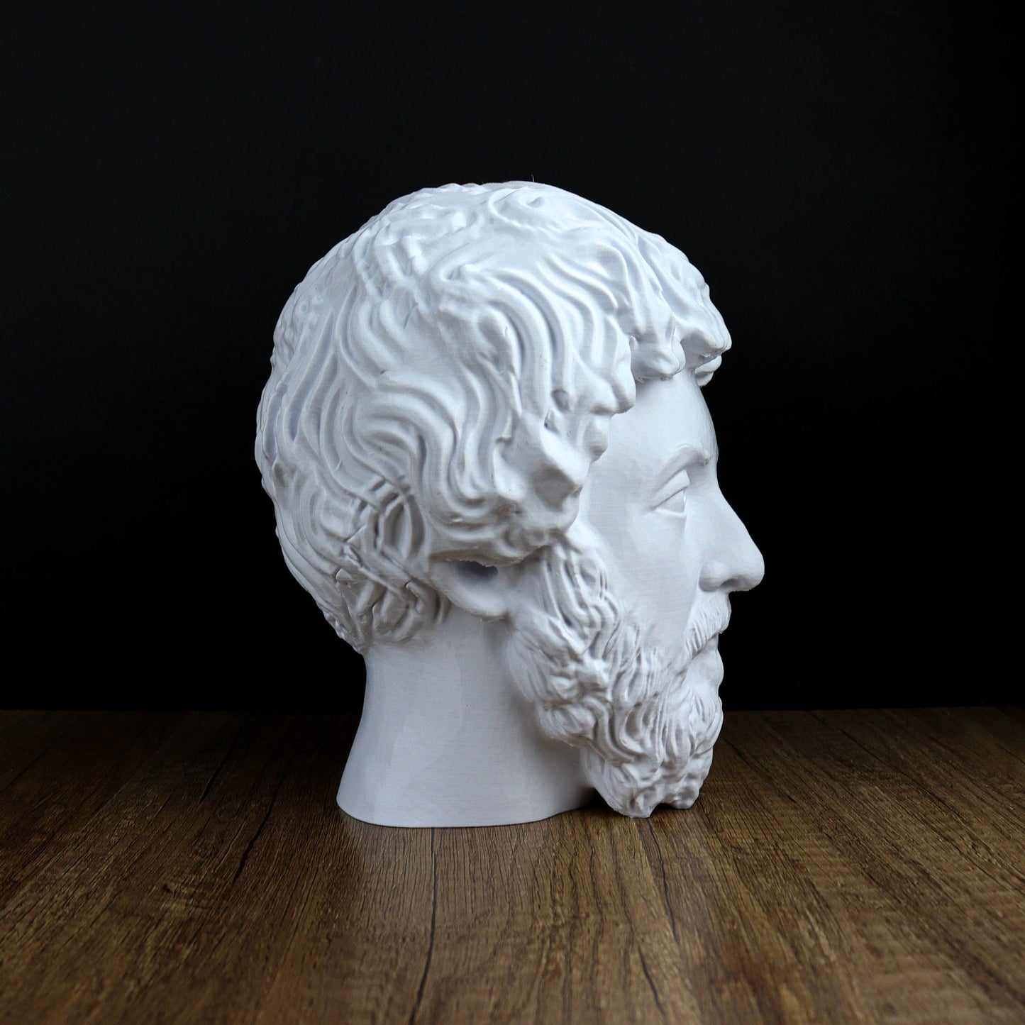 Marcus Aurelius Headphone Holder, Head Statue, Desktop Decor Headphone Stand, Bust
