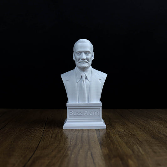 Buzz Aldrin Sculpture Bust, Apollo 11 Astronaut Decor