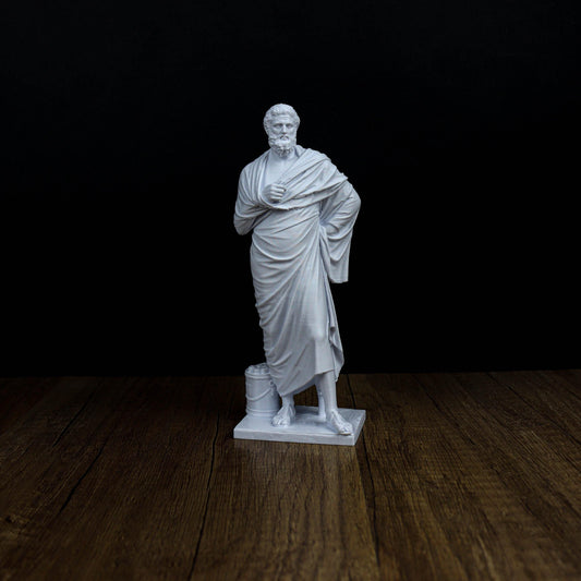 Sophocles 3D Printed Bust, Classical Greek Literature Home Decor