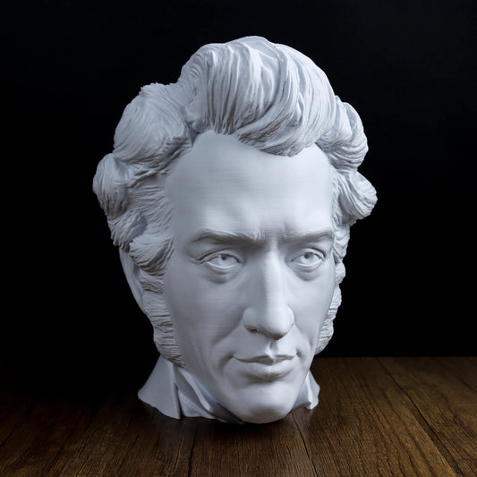 Soren Kierkegaard Head Bust
