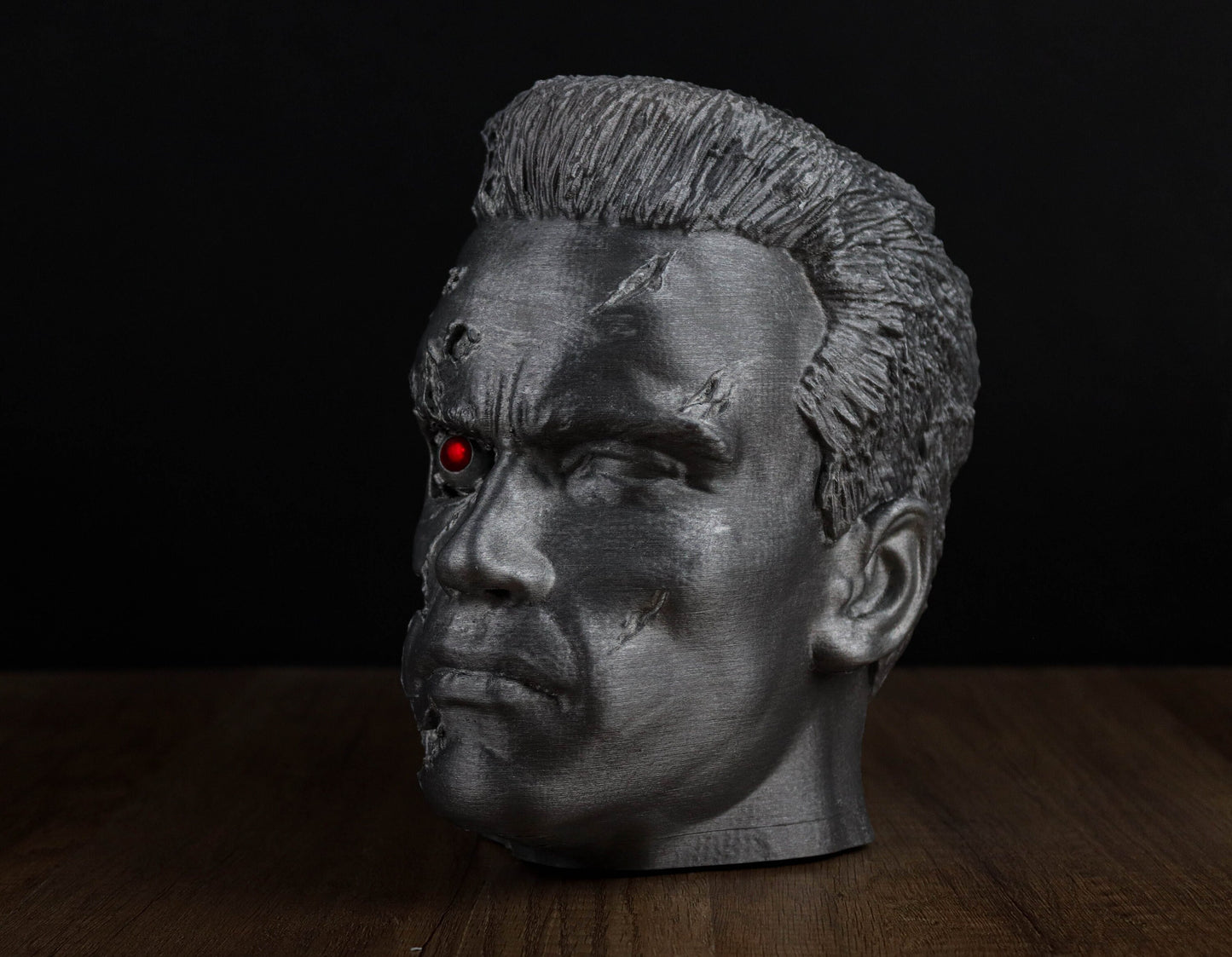 Terminator T-800 LED Bust, Arnold Schwarzenegger Headphone Holder