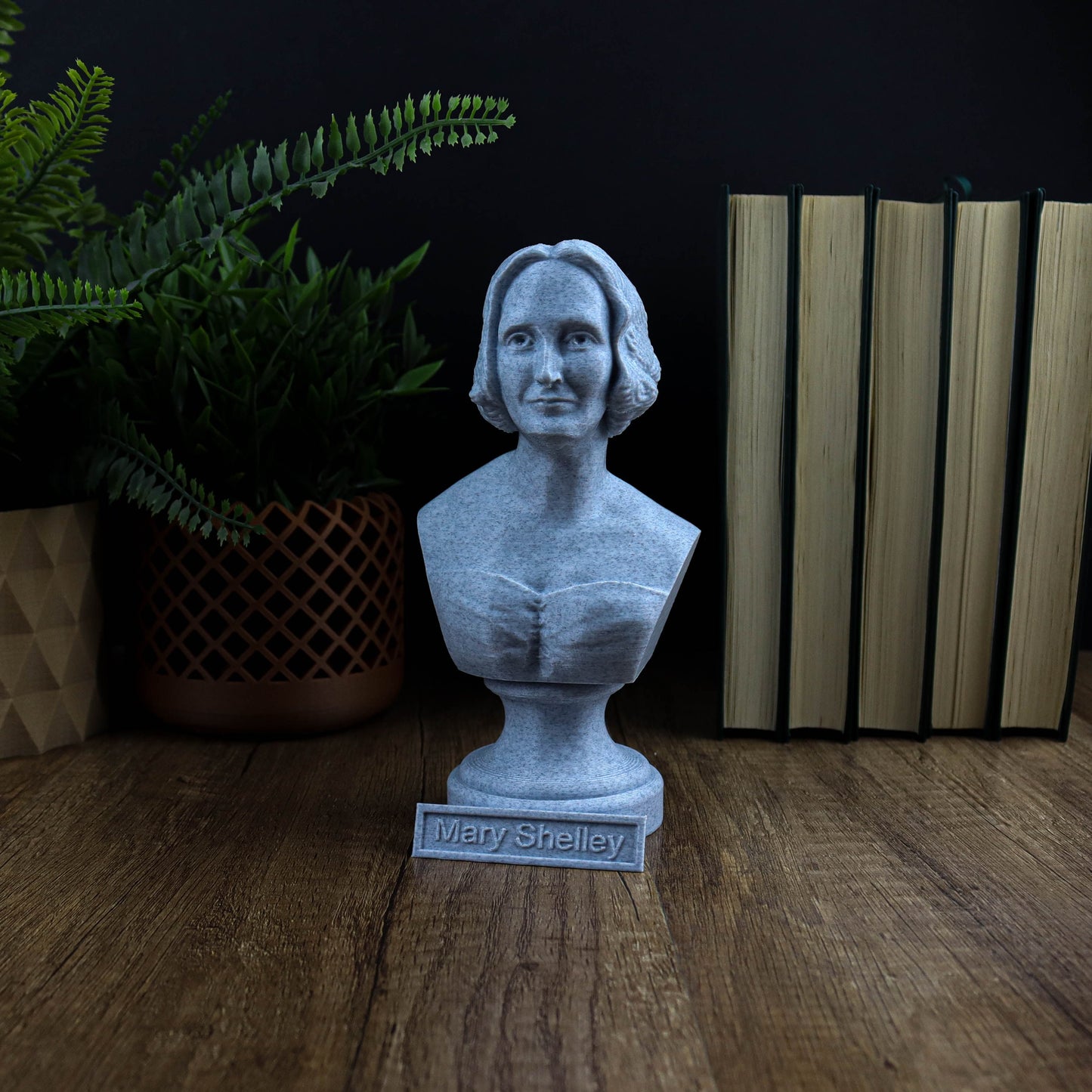 Mary Shelley Bust, Gothic Literature Figure, Romantic Era Writer, Gift for Book Lover