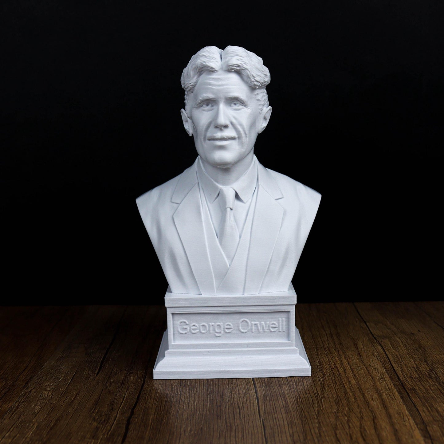 George Orwell Bust, English Writer Statue, Gift for Book Lover