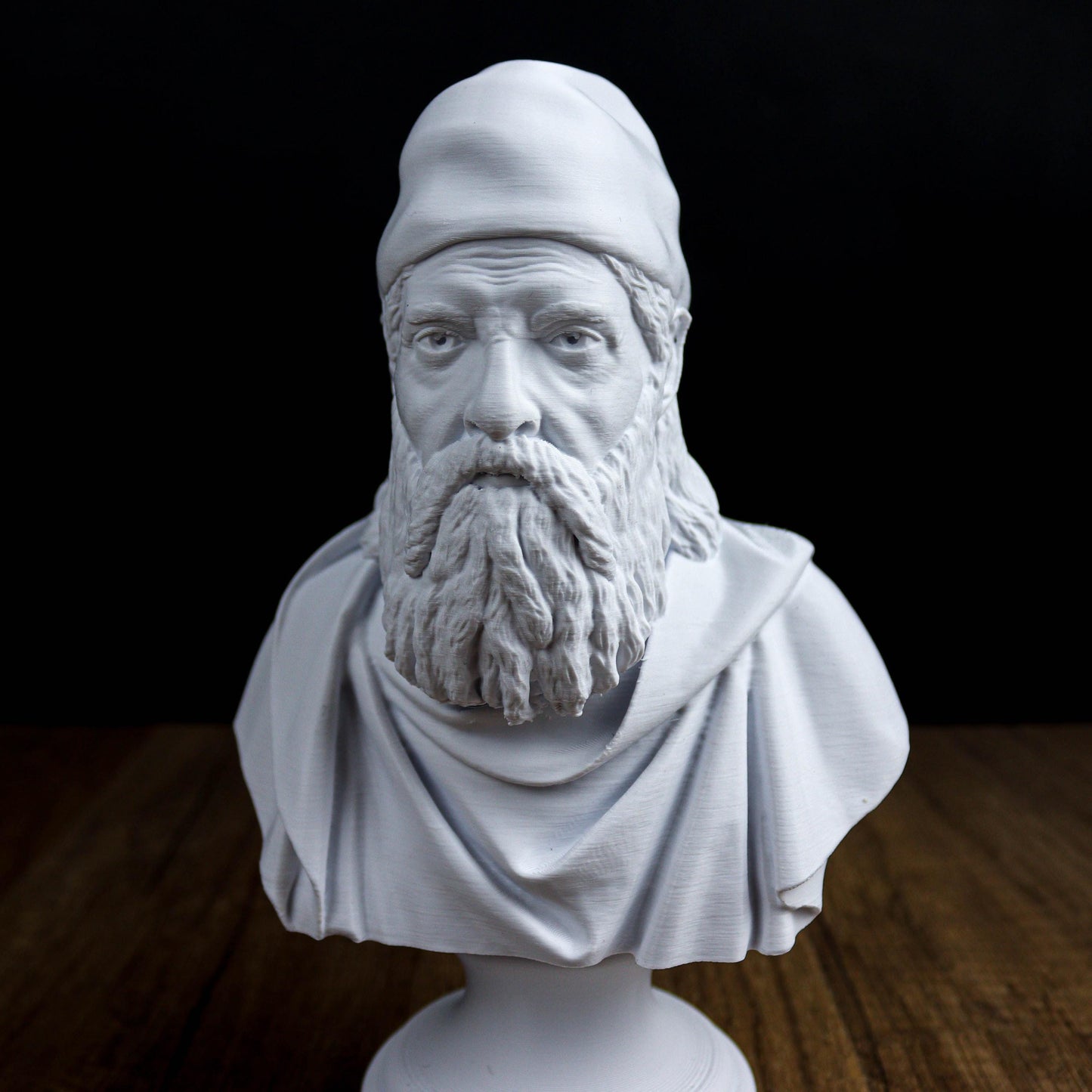 Euclid Bust, Statue of the Father of Geometry, Greek Mathematician Sculpture