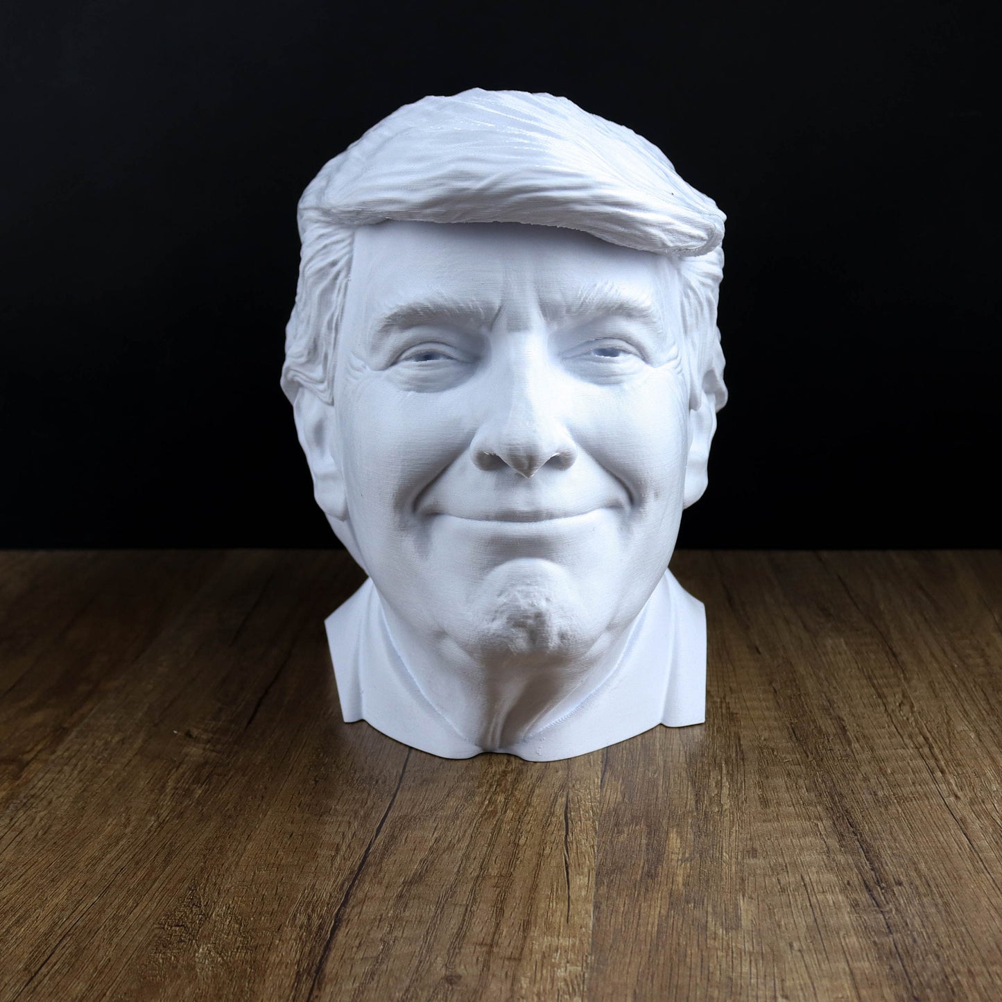 Smiling Trump Headphone Holder 3d Bust