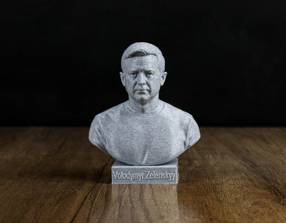 Volodymyr Zelenskyy Bust, President of Ukraine Statue