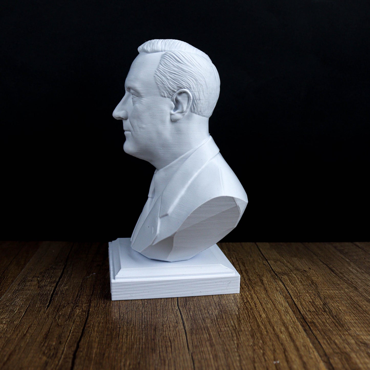 Franklin D. Roosevelt Bust, 32nd U.S. President Sculpture