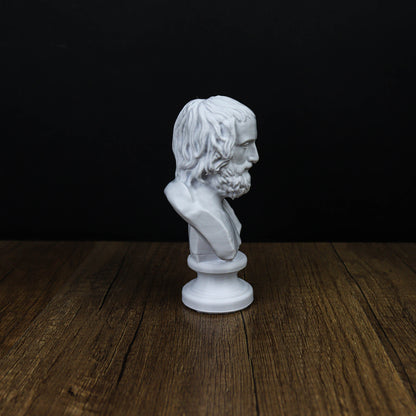 Euripides Statue Bust, Greek Tragedian of Classical Athens Sculpture