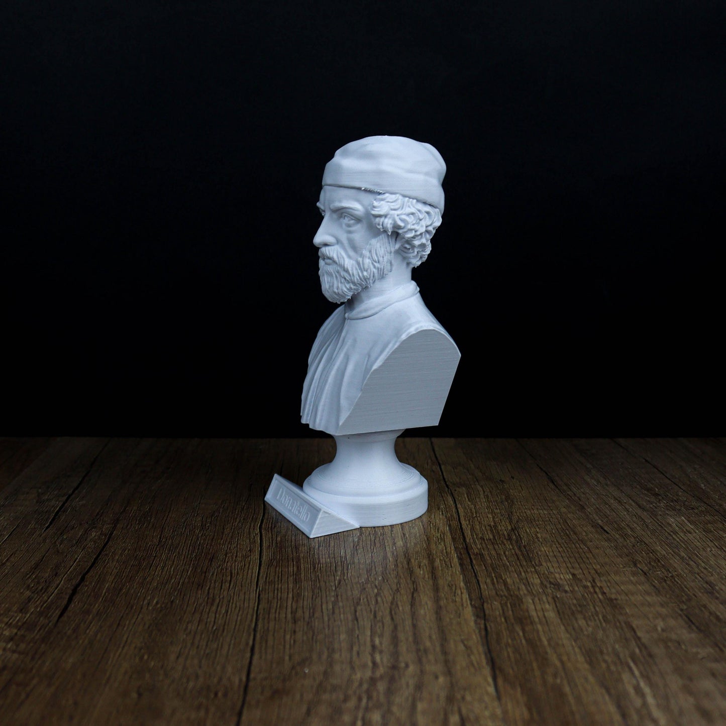 Donatello Bust, Famous Italian Sculptor of the Renaissance Period, Bookshelf Decor