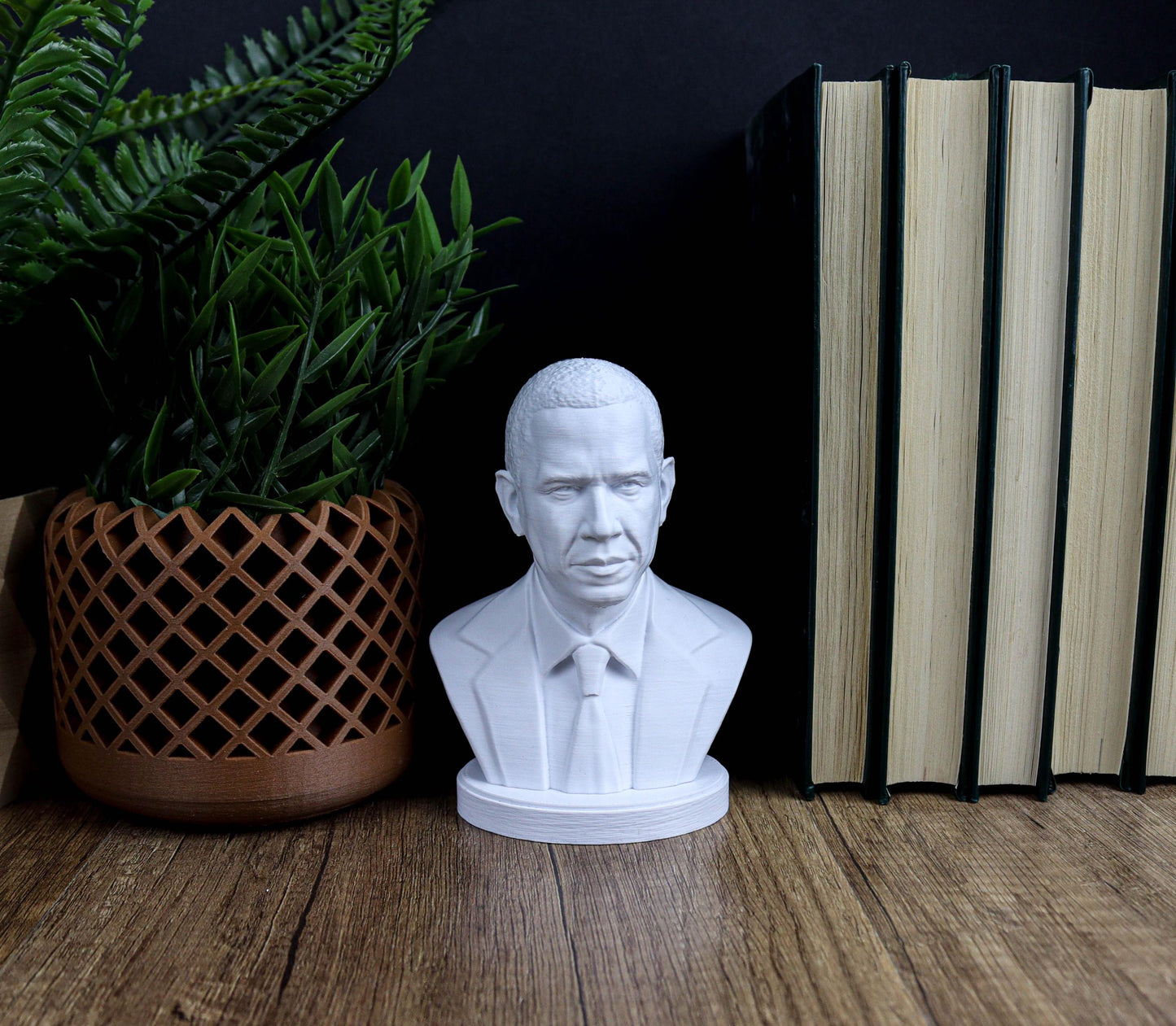 Barrack Obama Bust, 44th American President Sculpture