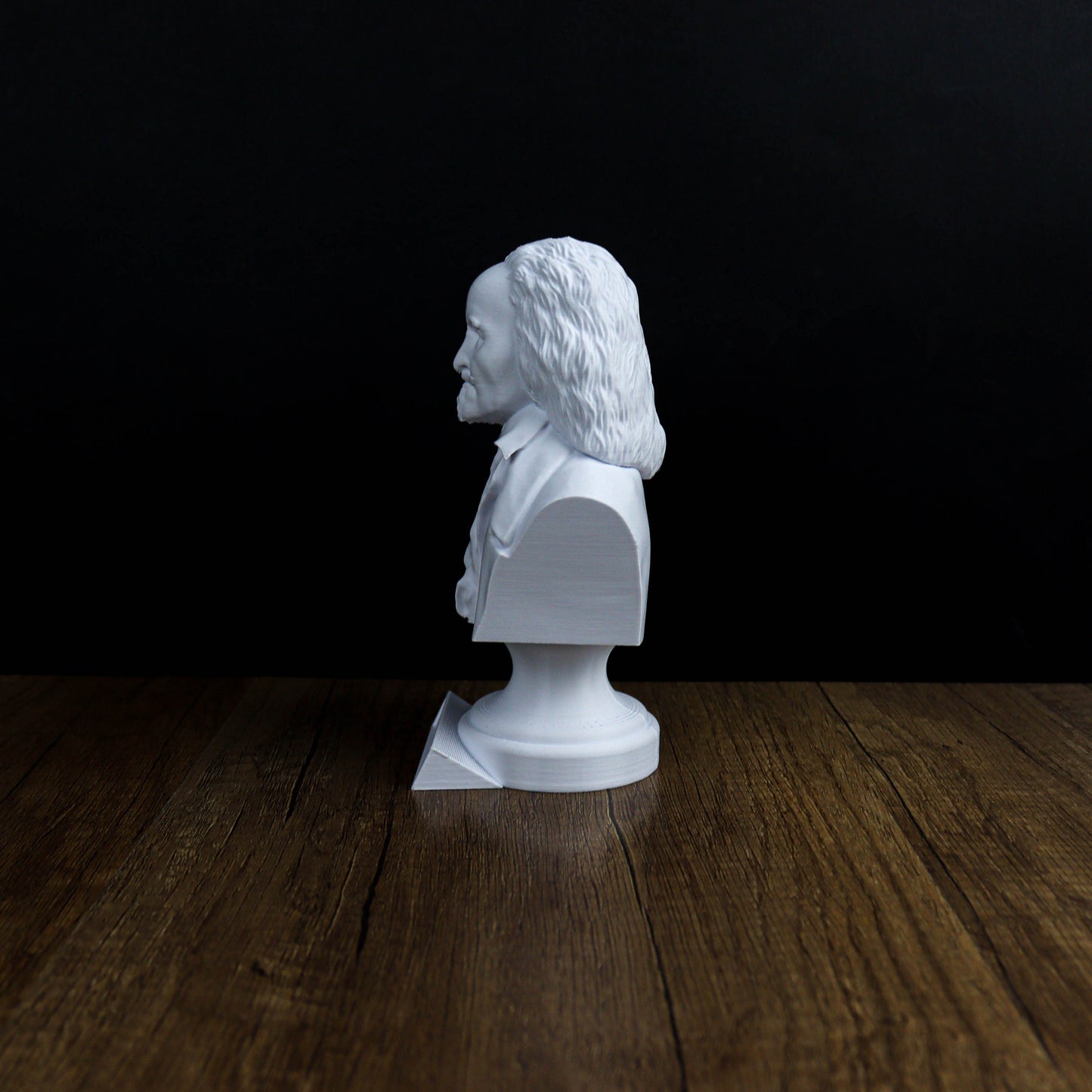 Thomas Hobbes, Bust, Philosopher Sculpture for Home Office Decor, Gift for History