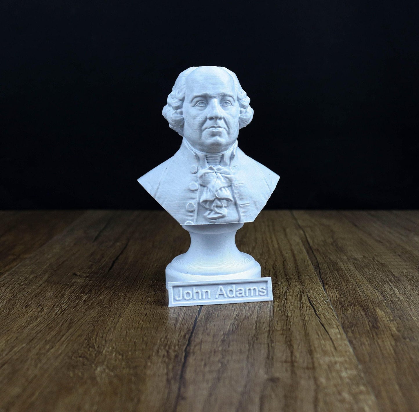 John Adams Bust, Founding Father Sculpture, Second President of the United States Statue