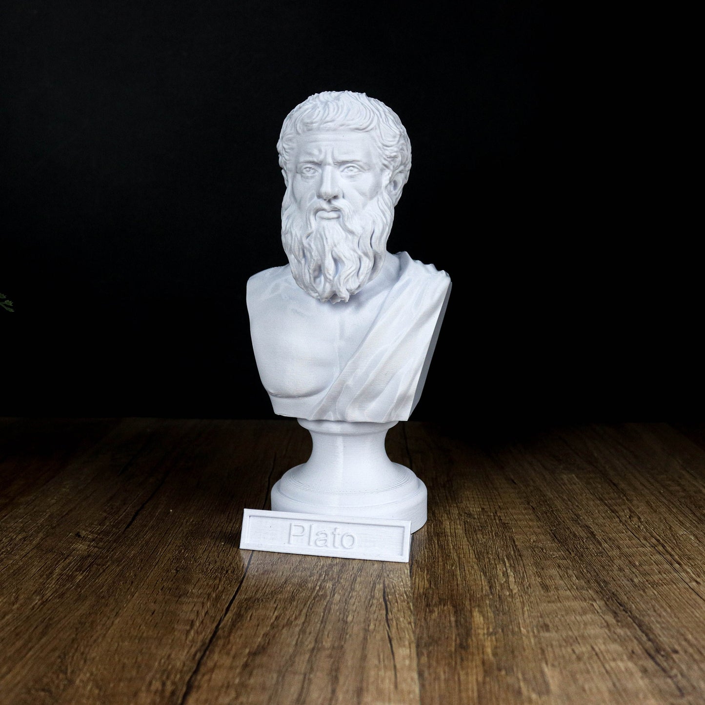 Plato Bust, Greek philosopher Statue, Greek Mythology Inspired Sculpture