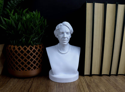 Eleanor Roosevelt Bust, Sculpture of First Lady and Human Rights Activist, Empowered Women Inspirational Decor