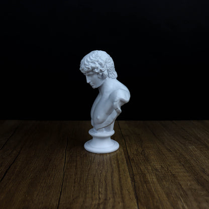 Antinous Bust, Classical Greek Beauty Sculpture