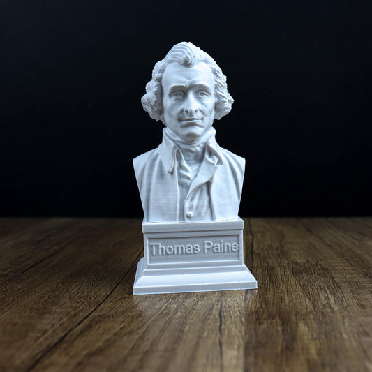 Thomas Paine Bust, American Founding Father, Political Activist, Philosopher