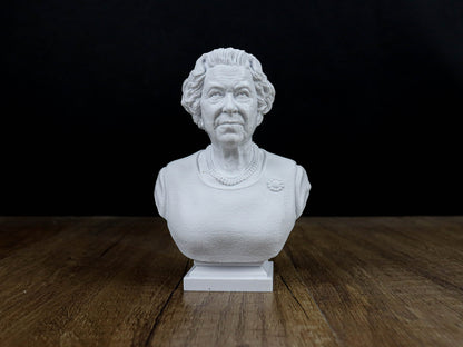 Queen Elizabeth II & Prince Phillip Duke of Edinburgh 3d Bust