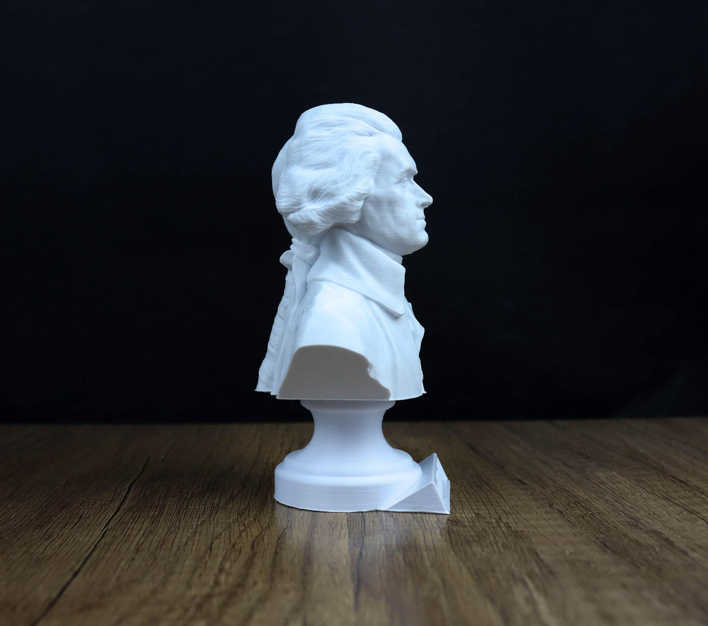 Thomas Jefferson Bust, Founding Father sculpture, American history decor