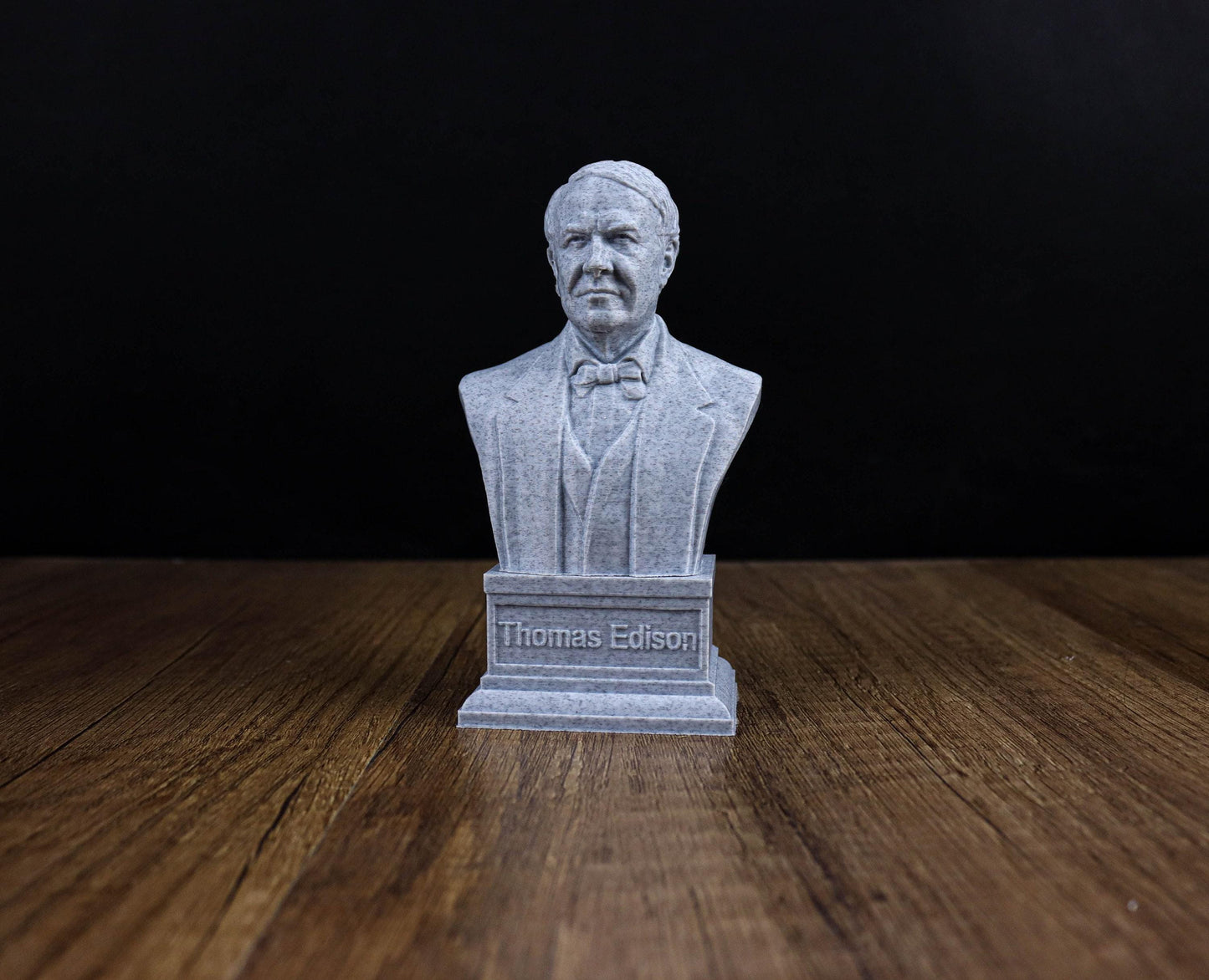 Thomas Edison Bust, American inventor Statue, Sculpture Decoration ,Home Decor