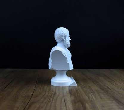 Aristotle Bust, Greek philosopher Statue, Greek Mythology Inspired Sculpture