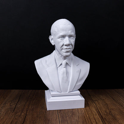 Barrack Obama Bust, 44th American President Sculpture