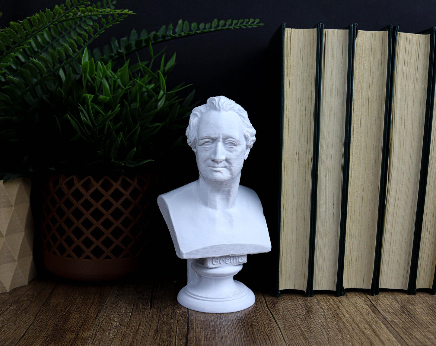 Goethe Bust, Johann Wolfgang von Goethe Sculpture, Romantic Era Poet Statue