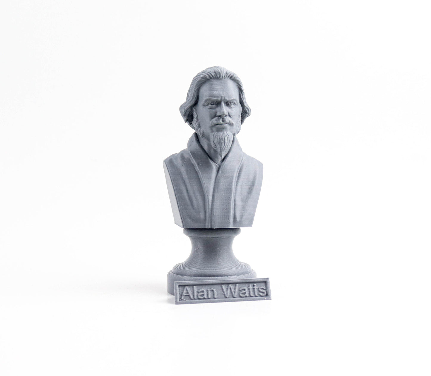 Alan Watts Bust, English Writer Statue, Sculpture Decoration
