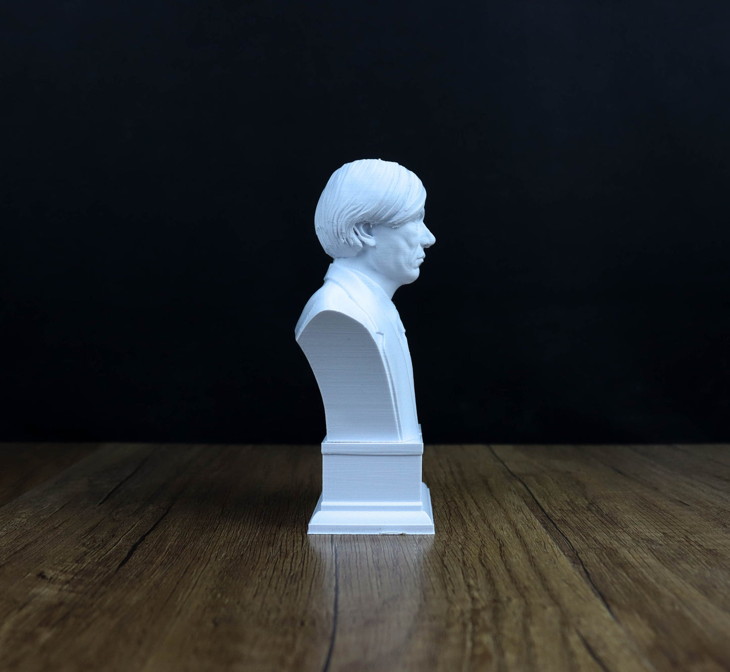 Andy Warhol Bust, American writer Statue, Sculpture Decor