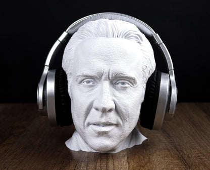 Nicholas Cage Headphone Holder, Headset Stand, Bust, Sculpture, Decoration