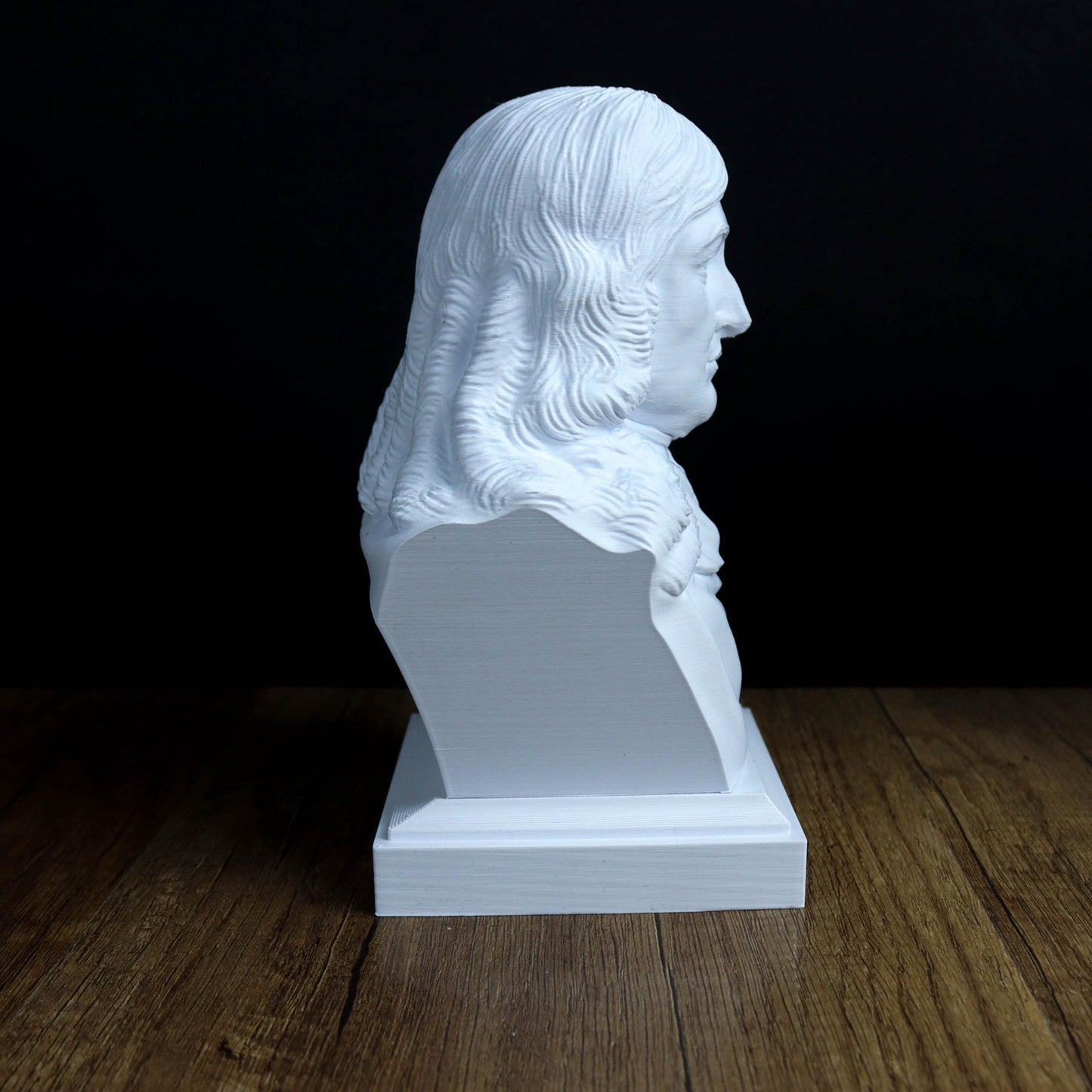 John Milton Bust, Paradise Lost Author Sculpture, Classic Literature, Gift for Poetry Lovers