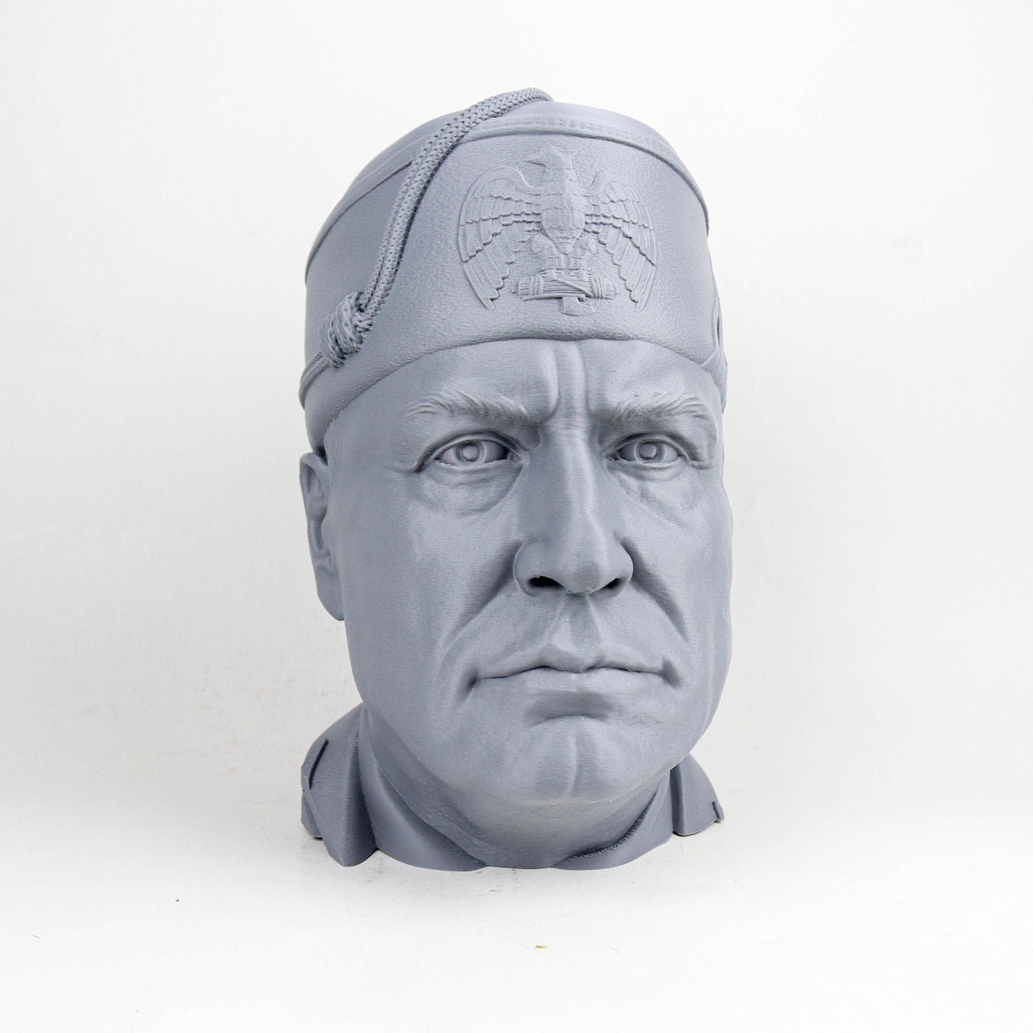 Benito Mussolini Bust, Il Duce Statue, Former Prime Minister of Italy Headphone Decor