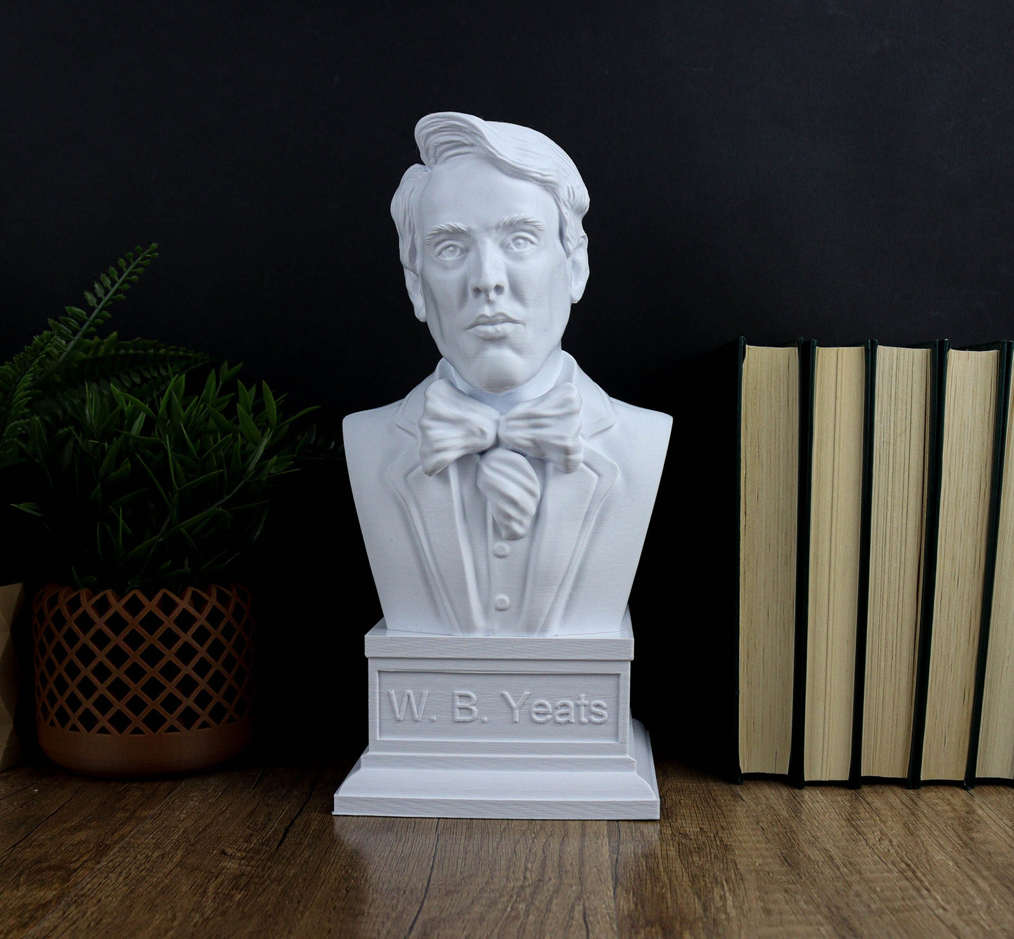 William Butler Yeats Bust, Literary Home Decor Statue