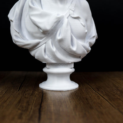 Democritus Bust, Greek philosopher statue, Cassical Decor