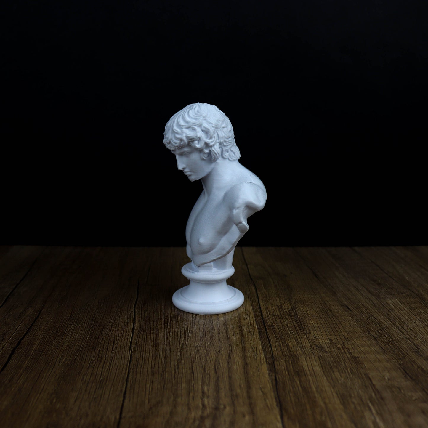 Antinous Bust, Classical Greek Beauty Sculpture