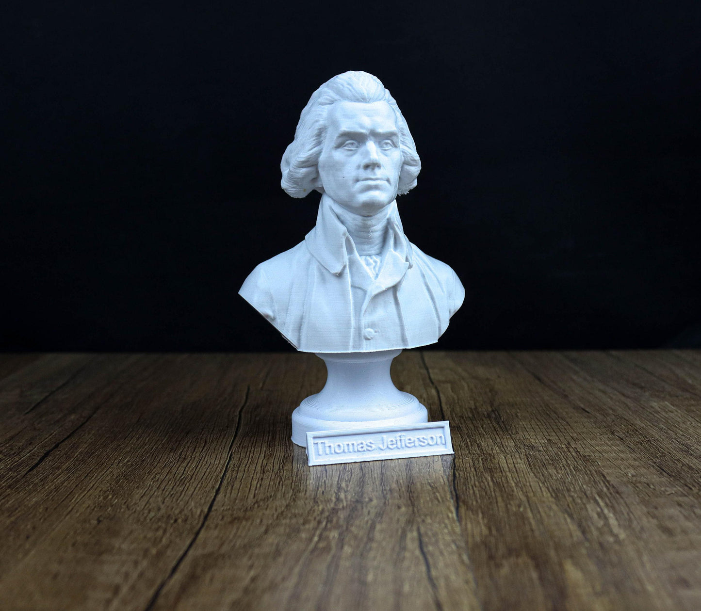 Thomas Jefferson Bust, Founding Father sculpture, American history decor