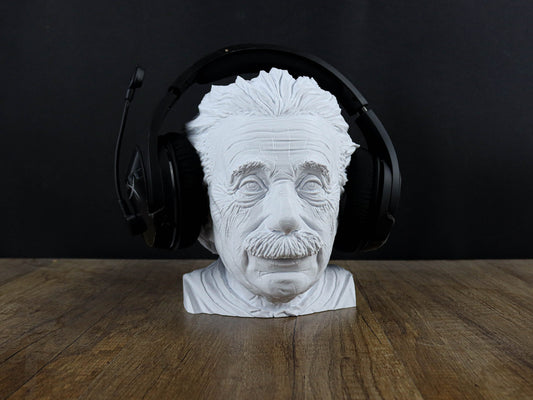 Albert Einstein Headphone Holder, Desktop Decor Headphone stand