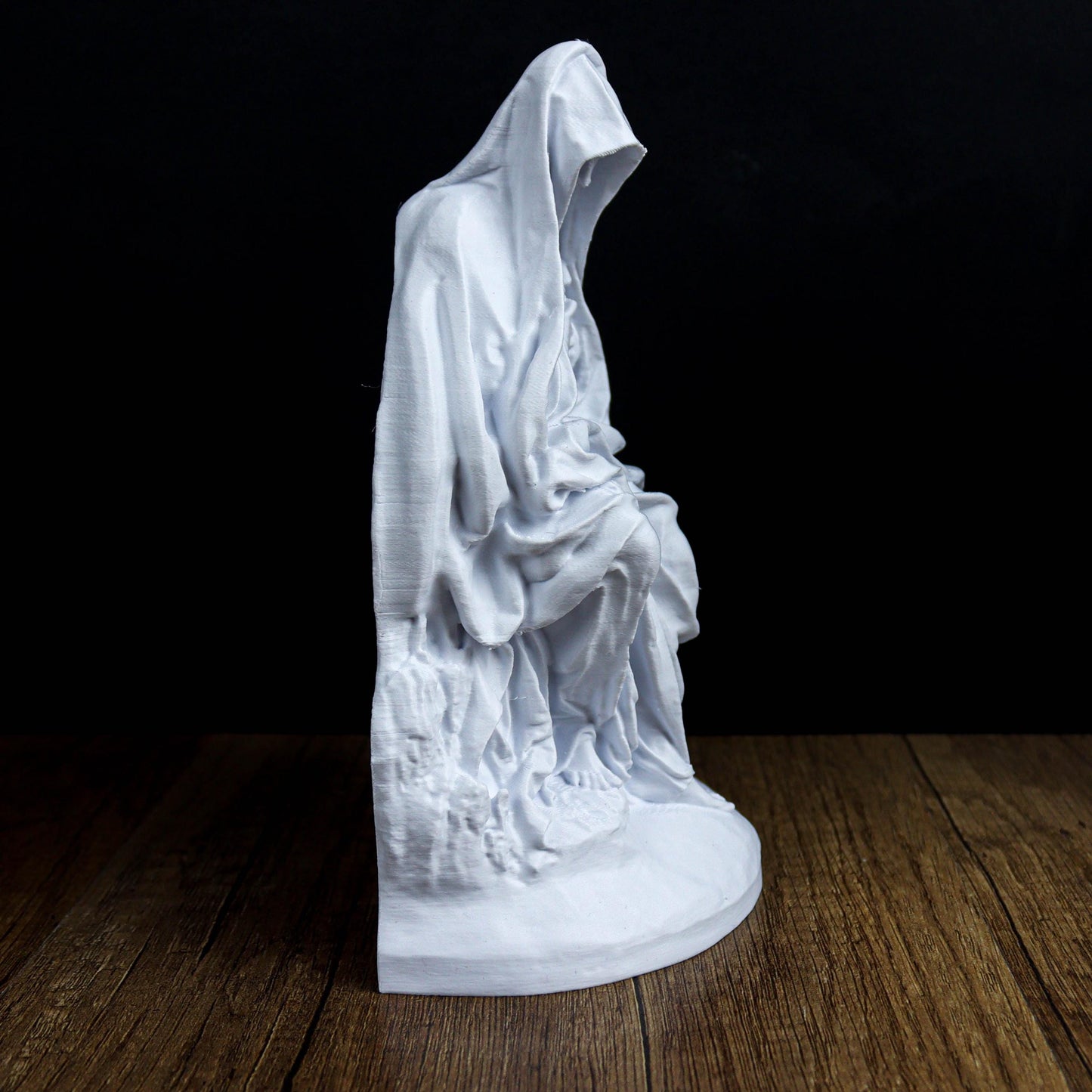 Seated Virgin Mary Bust, Religious Statue, Catholic Home Decor, Christian Gift